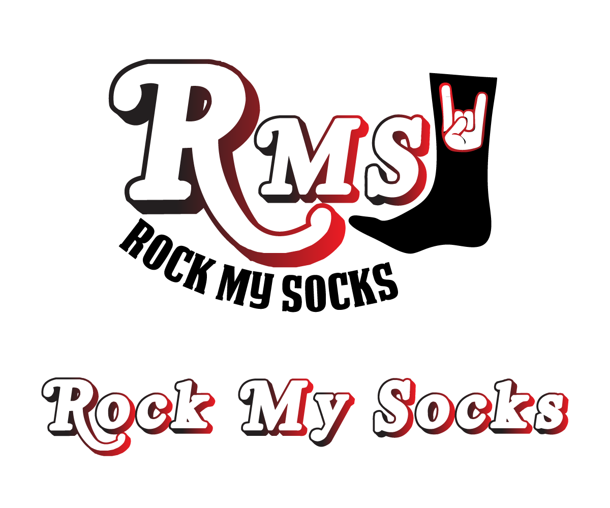 Logo Design by mommygtm for Rock My Socks | Design #1501904