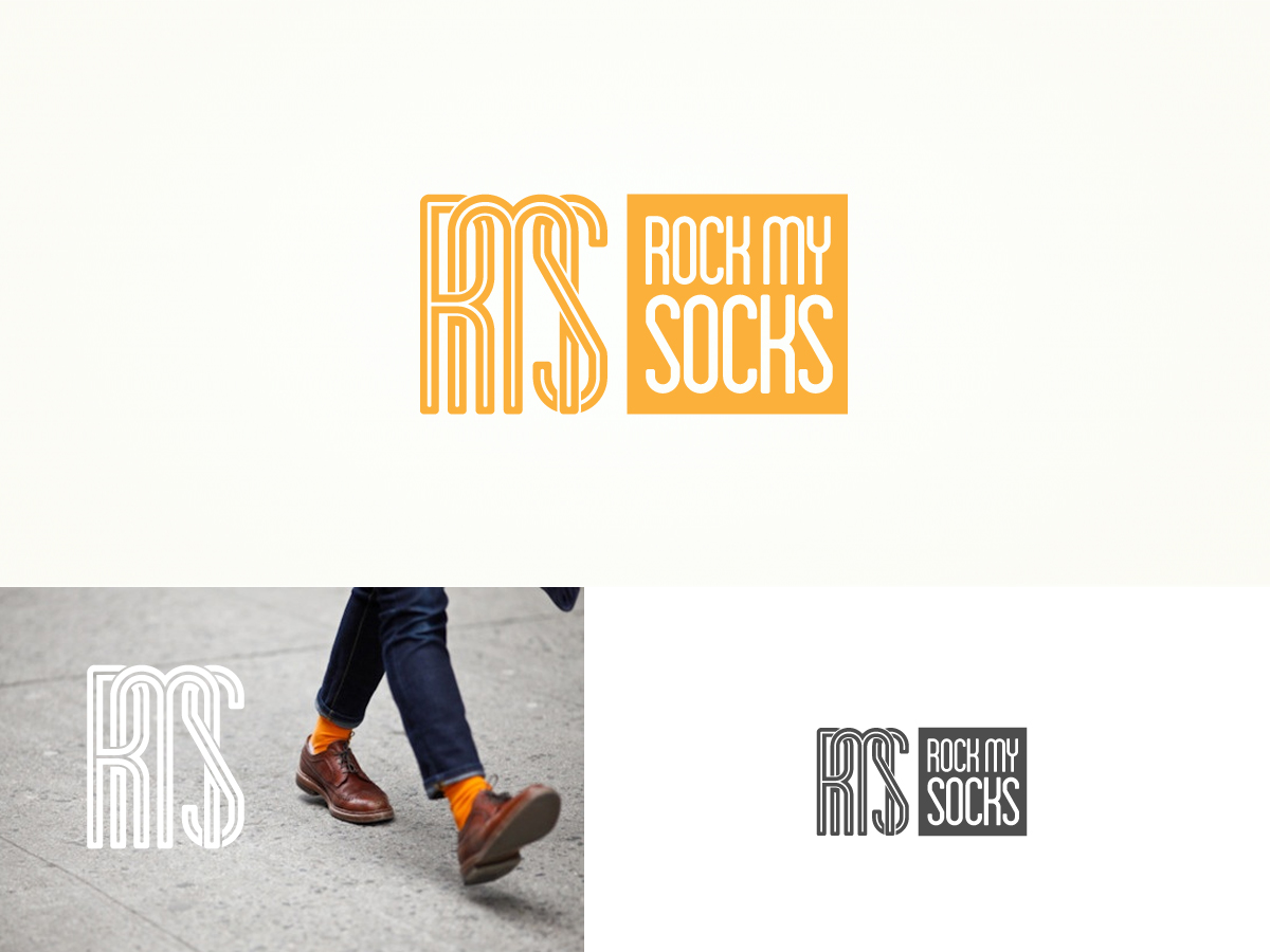 Logo Design by olvanita for Rock My Socks | Design #1512206