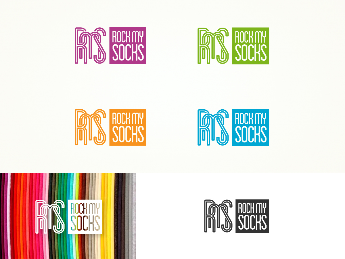 Logo Design by olvanita for Rock My Socks | Design #1514491