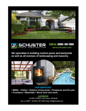Advertisement Design by Aleksic for Schuster Construction | Design: #13453709