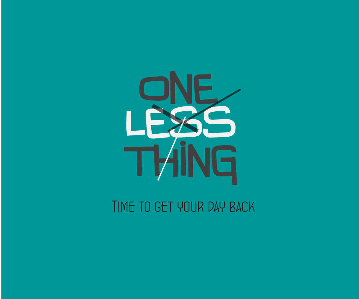 Logo Design by romeo for One Less Thing | Design #1519799