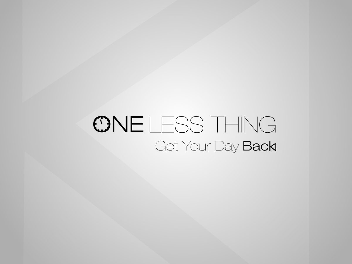 Logo Design by mo0x for One Less Thing | Design #1520823
