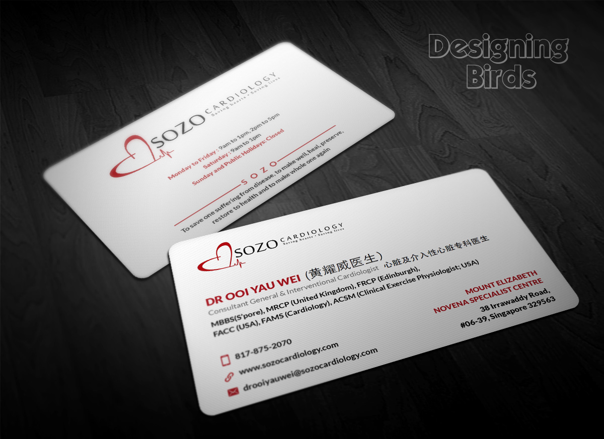 Visitenkarten-Design von Designing Birds für dieses Projekt | Design #5442650