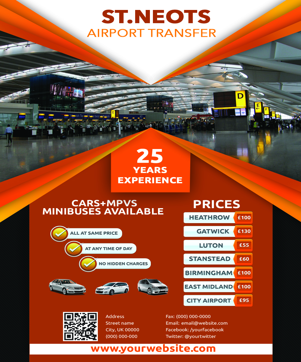 Diseño de Flyer por baylishka para Cab Services | Diseño #5476459