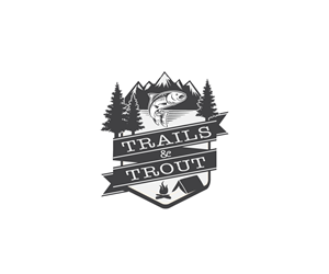 Trails & Trout | Logo-Design von Ena