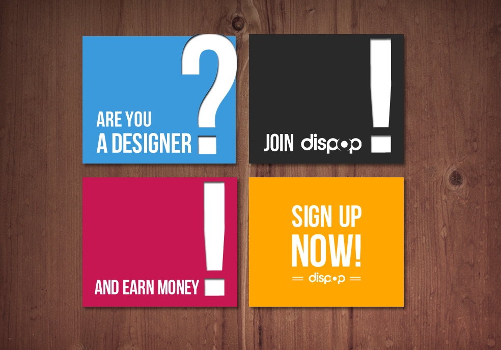 Banner Ad Design by MNM for dispop | Design #1529200