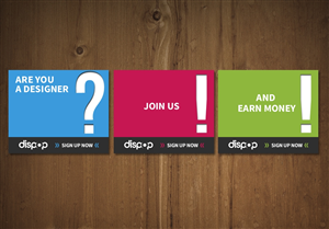 Banner-Design von MNM für dispop | Design #1537900