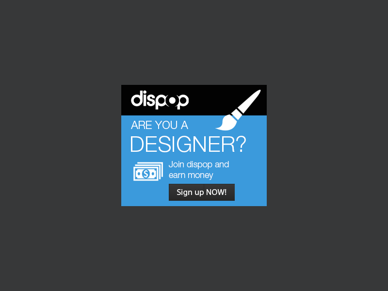 Banner Ad Design by yadunath for dispop | Design #1509442