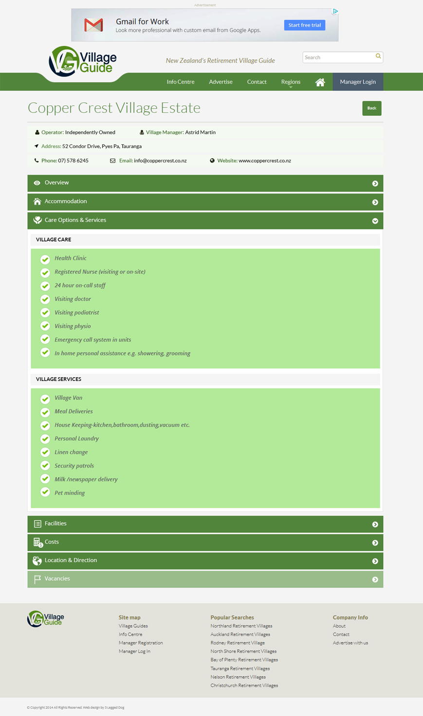 Web Design by Expert Designer for Village Guide | Design #5478348