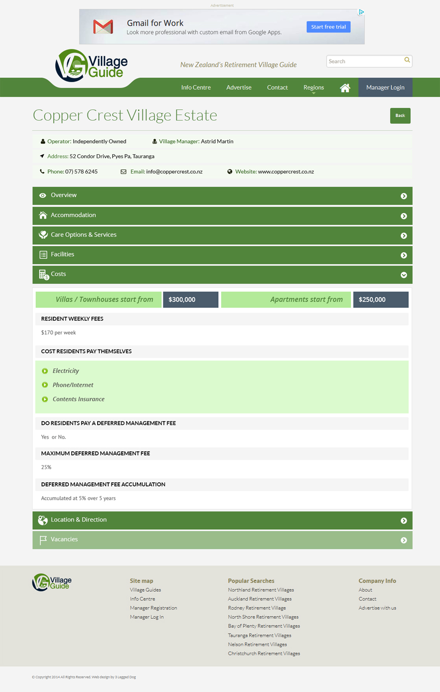 Web Design by Expert Designer for Village Guide | Design #5480769