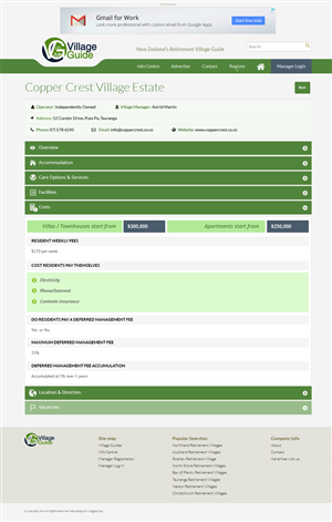 Web Design by Expert Designer for Village Guide | Design: #5480769