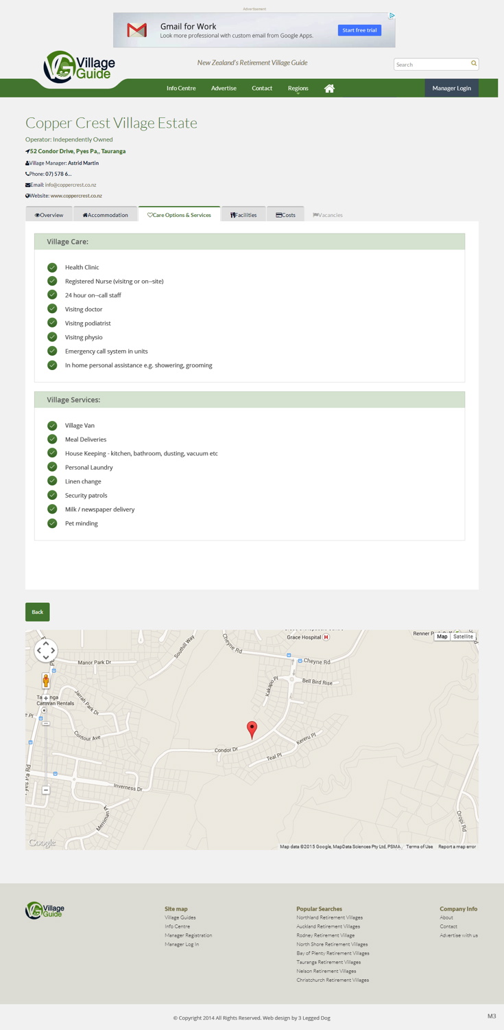 Web Design by pb for Village Guide | Design #5461898