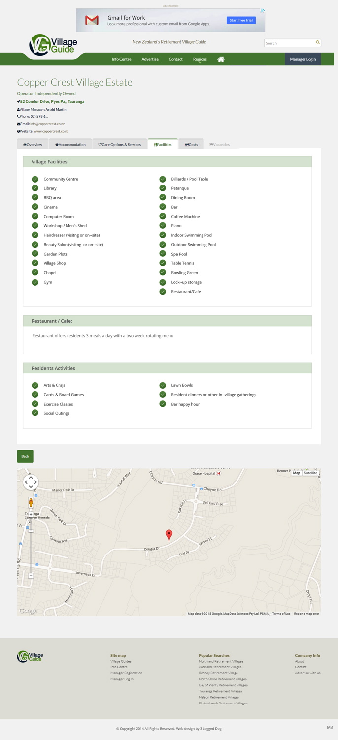 Web Design by pb for Village Guide | Design #5461900