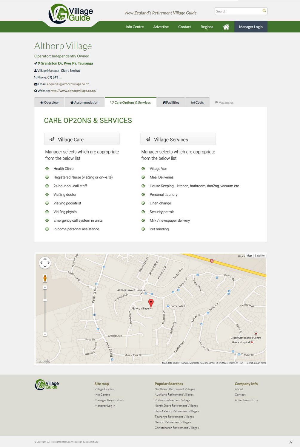 Web Design by pb for Village Guide | Design #5461902