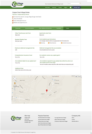 Web Design par pb pour Village Guide | Design : #5461904