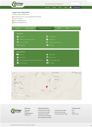 Web Design par pb pour Village Guide | Design : #5461906