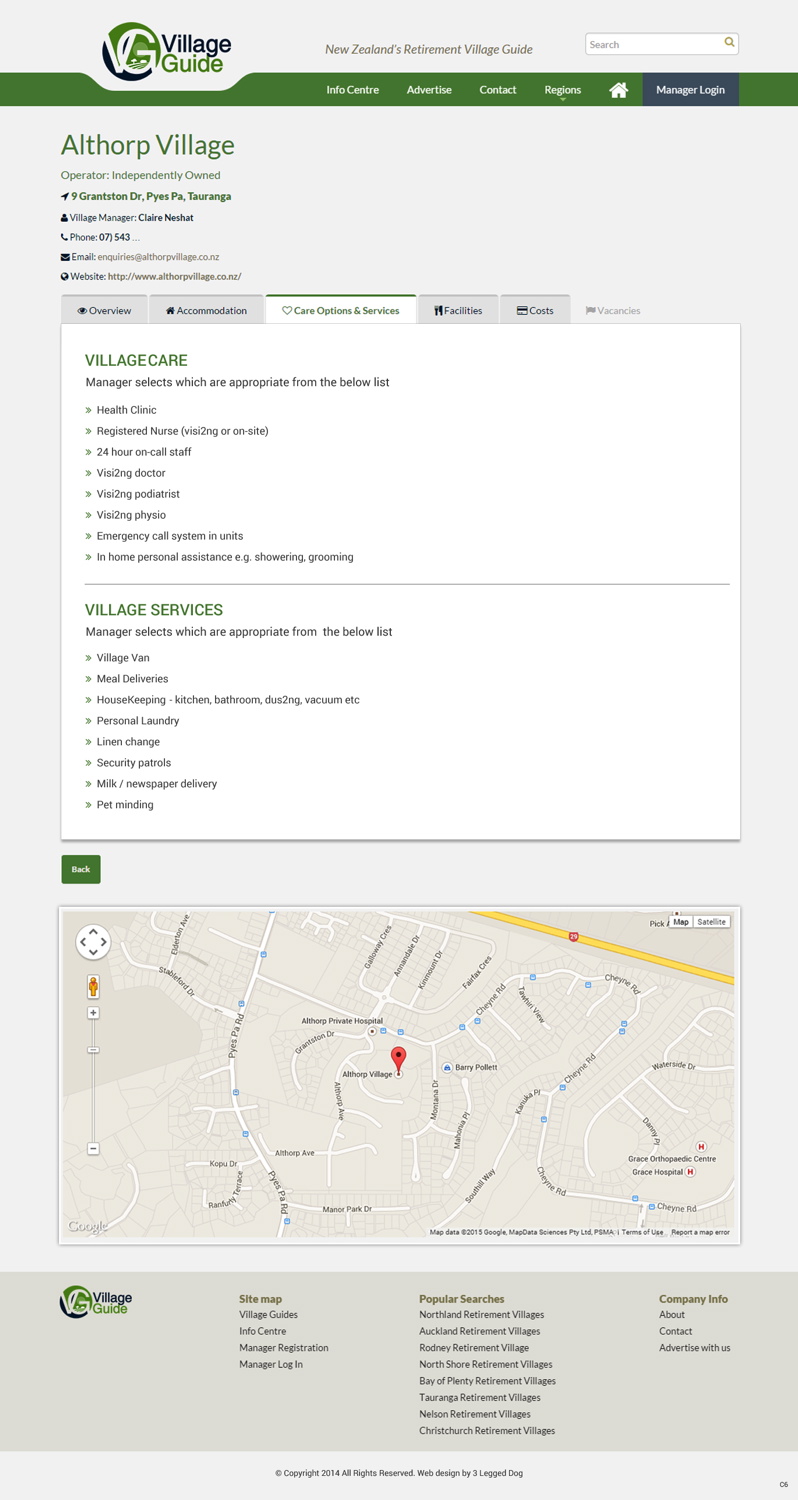 Web Design by pb for Village Guide | Design #5461914