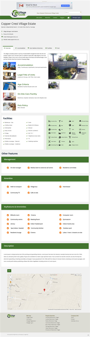 Web Design par pb pour Village Guide | Design : #5461924