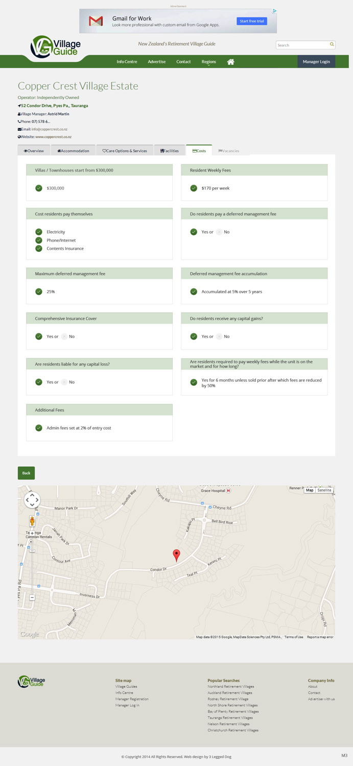 Web Design by pb for Village Guide | Design #5477385