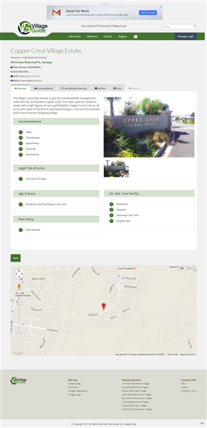 Diseño Web por pb para Village Guide | Diseño #5477391
