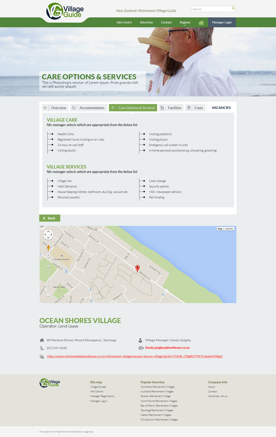 Web Design by the-lion-king for Village Guide | Design #5458441