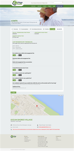 Web Design by the-lion-king for Village Guide | Design: #5458445