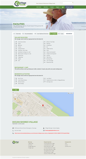 Web Design by the-lion-king for Village Guide | Design: #5458448