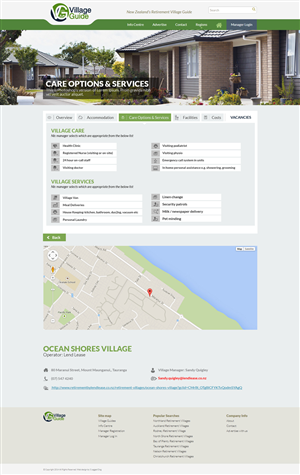 Web Design by the-lion-king for Village Guide | Design: #5458459