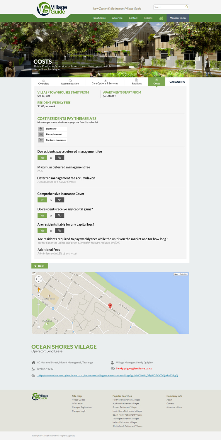 Web Design by the-lion-king for Village Guide | Design #5458462