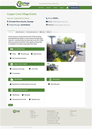 Web Design by TechWise for Village Guide | Design: #5474052