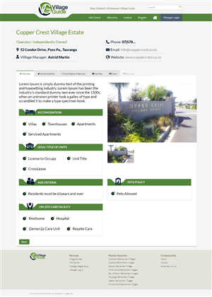 Web Design by TechWise for Village Guide | Design: #5474065