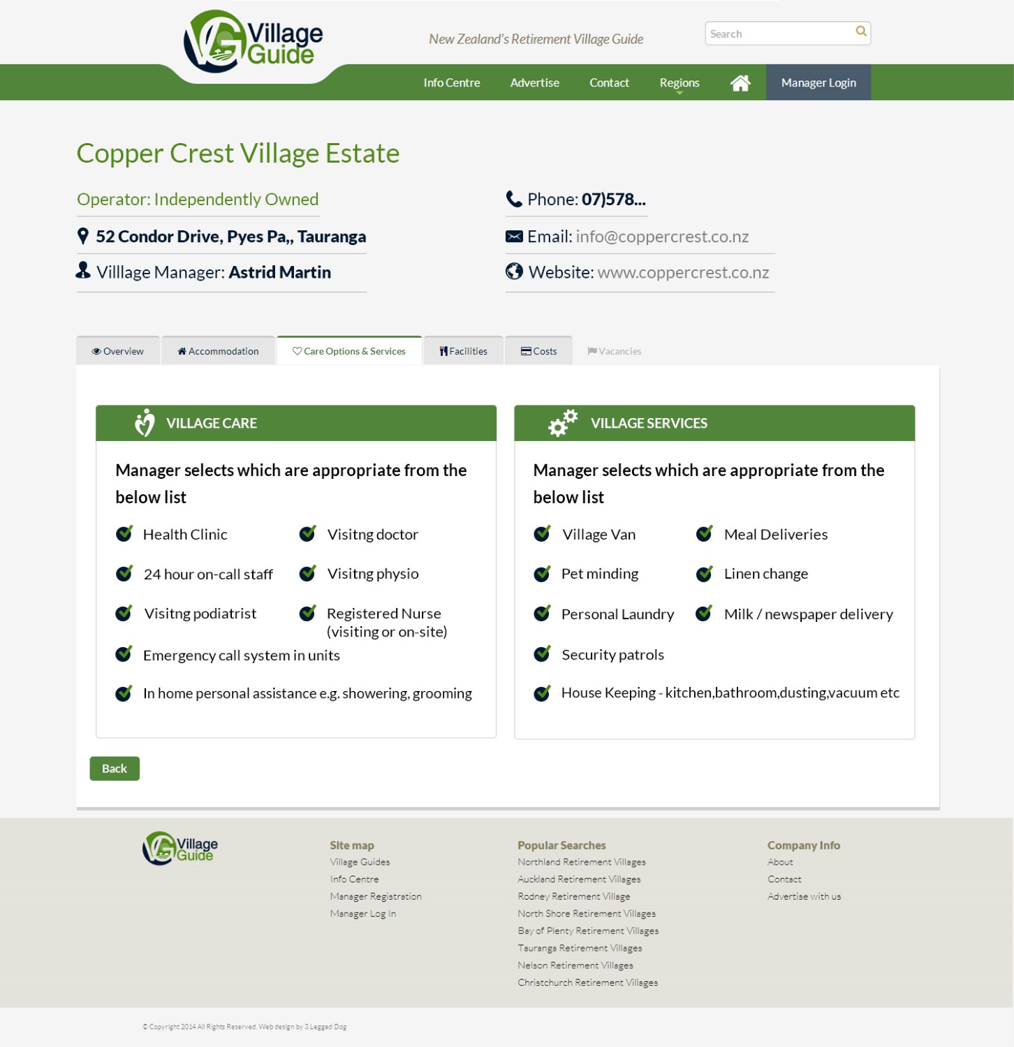 Web Design by TechWise for Village Guide | Design #5474082