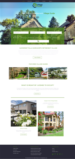 Web Design by Behriatech for Village Guide | Design: #5450973