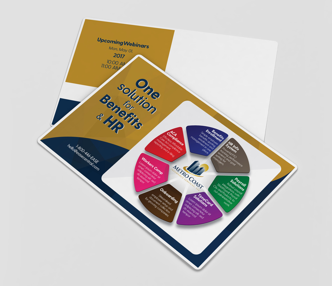 Design de Carte Postale par Impressive Solutions pour Metro Coast Insurance | Design #14592459