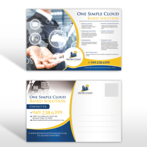 Design de Carte Postale par creative.bugs pour Metro Coast Insurance | Design : #14610418