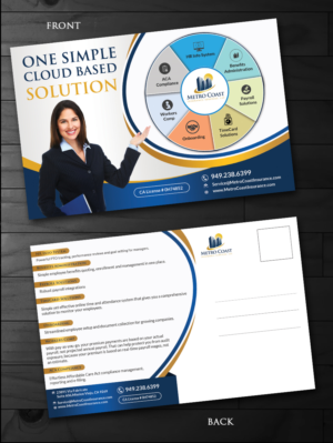 Design de Carte Postale par innovative earth pour Metro Coast Insurance | Design : #14602679