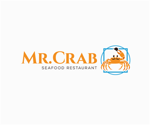 Mr. Crab Seafood Restaurant  | Logo Design by AnA_design