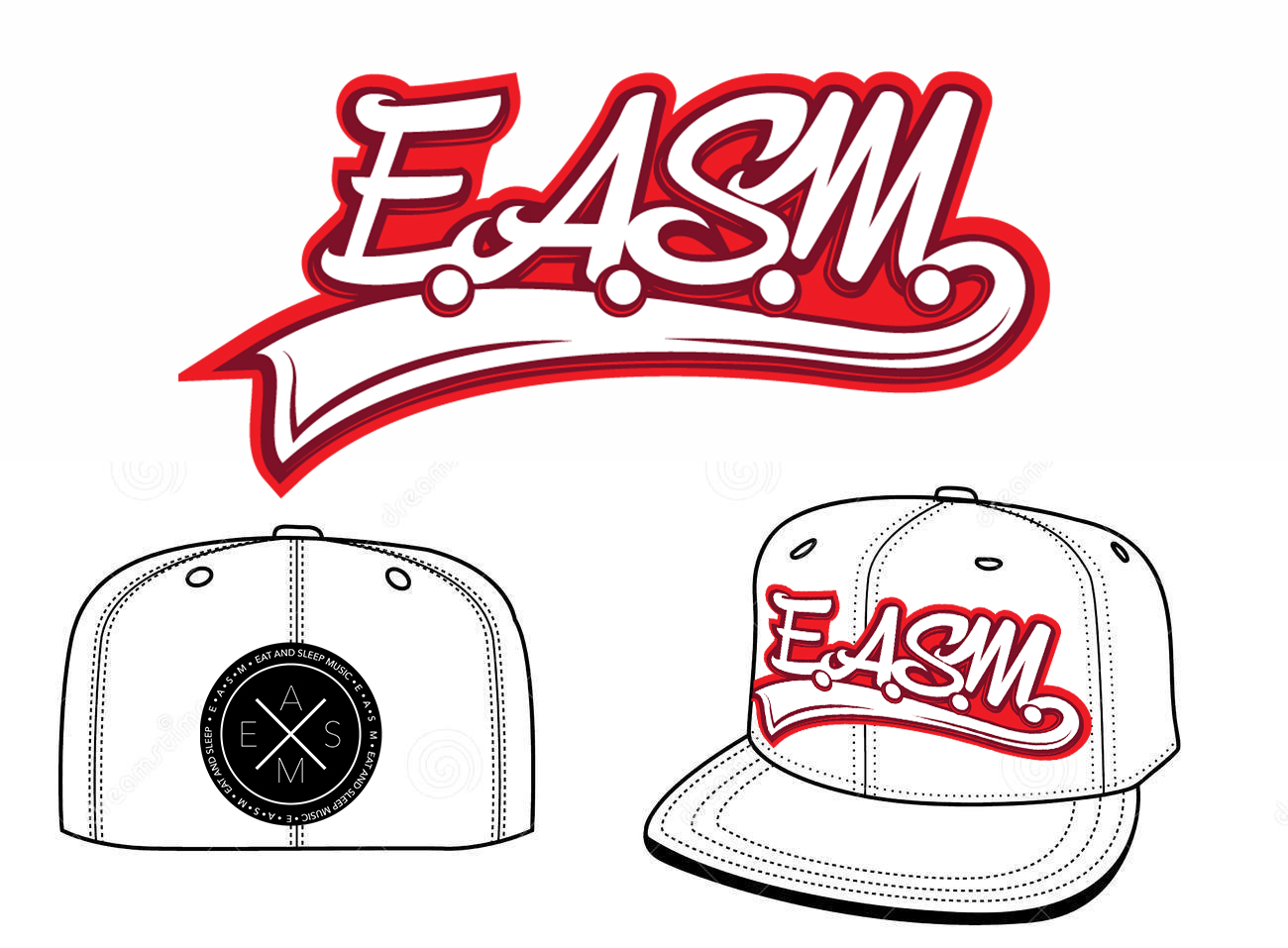 Diseño Vectorizado por dsgrapiko para Eat and Sleep Music clothing | Diseño #5478334
