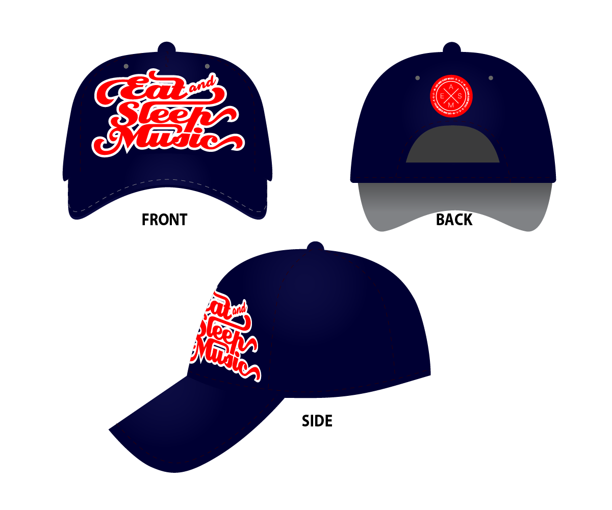 Vektor-Design von GliderGraphx für Eat and Sleep Music clothing | Design #5490167