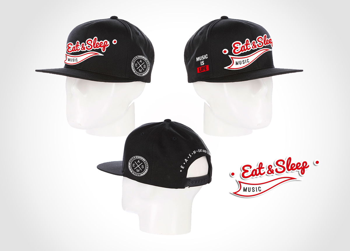 Vektor-Design von Lugnerin für Eat and Sleep Music clothing | Design #5476275