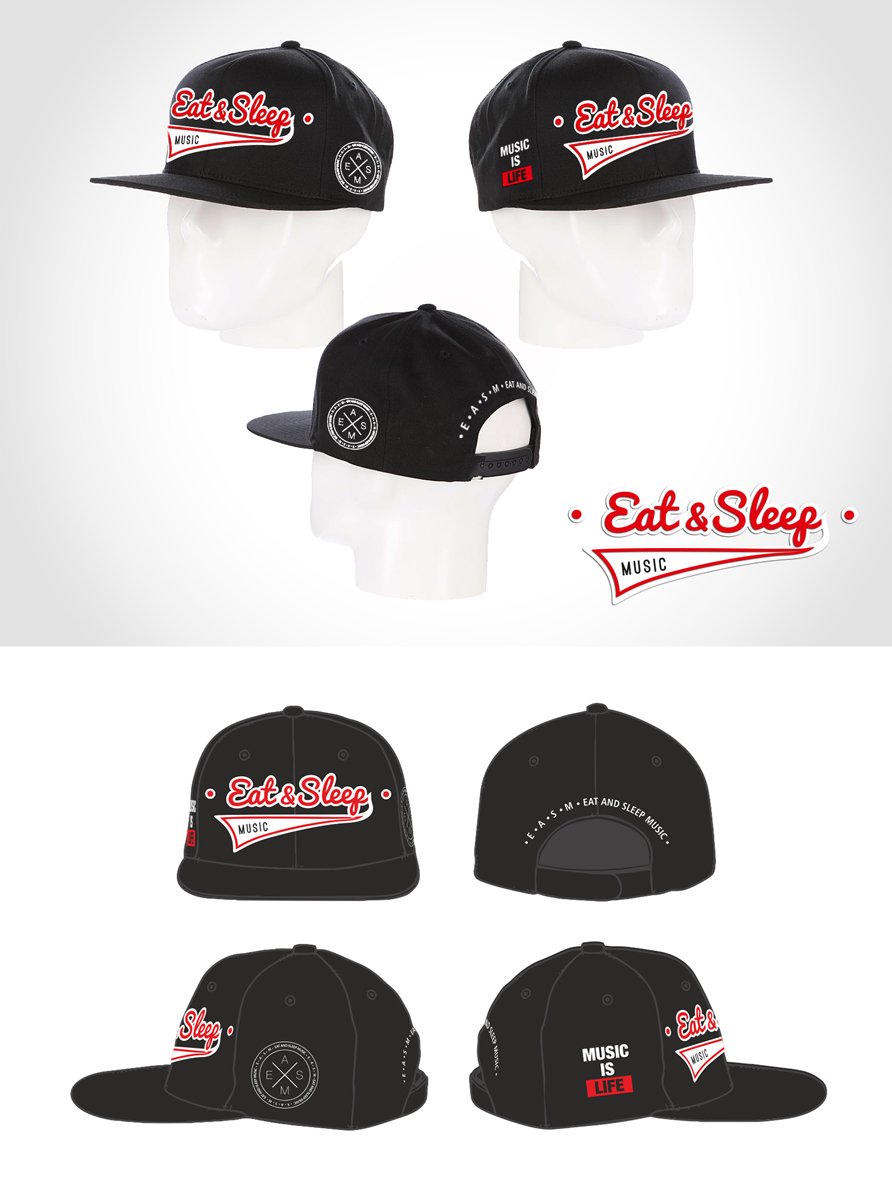 Vektor-Design von Lugnerin für Eat and Sleep Music clothing | Design #5493652