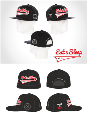 Vektor-Design von Lugnerin für Eat and Sleep Music clothing | Design #5502786