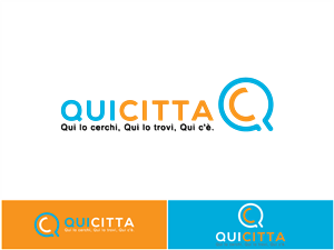 QUI CITTA' : Qui lo cerchi, Qui lo trovi, Qui c'è.  | Logo Design by Ajay Soni
