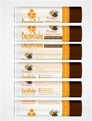 Etikett-Design von CENTERSPREAD für Mini Bees Balms LLC | Design: #5518964