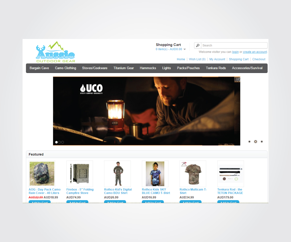 Logo Design by Crest Logo Designs for Asaf Dori  T/A Aussie Outdoor Gear | Design #5491661