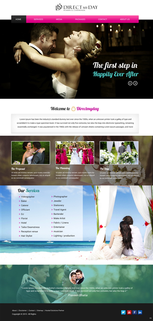 Web Design by pb for this project | Design: #5469619