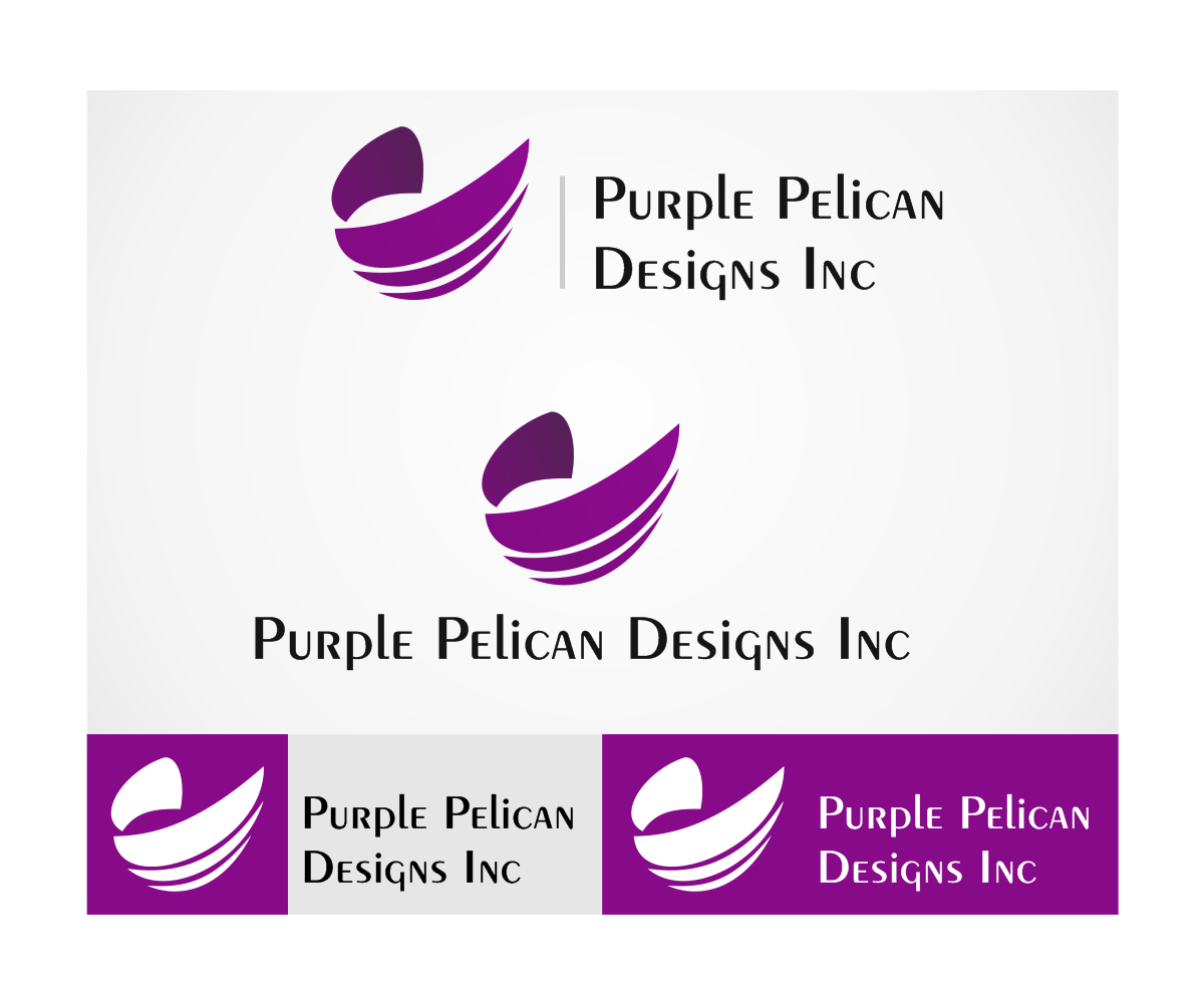 Logo Design by afrozmohammed for Purple Pelican Designs | Design #5453390