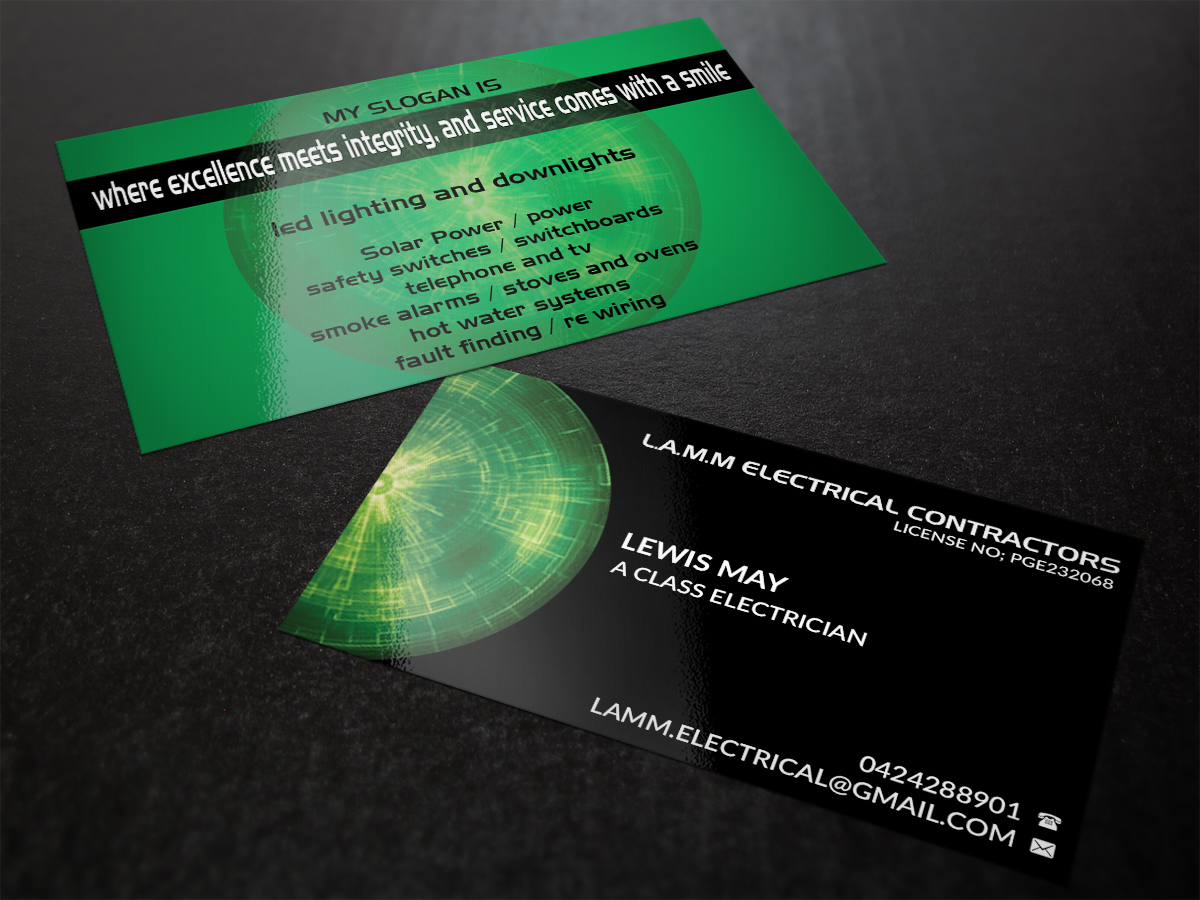 Diseño de Tarjeta de Presentación por AFHUN para este proyecto | Diseño #5463569