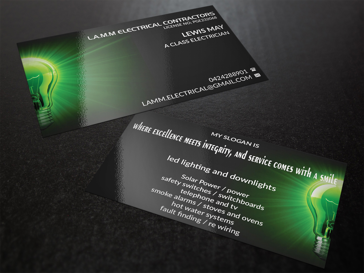 Diseño de Tarjeta de Presentación por AFHUN para este proyecto | Diseño #5463581