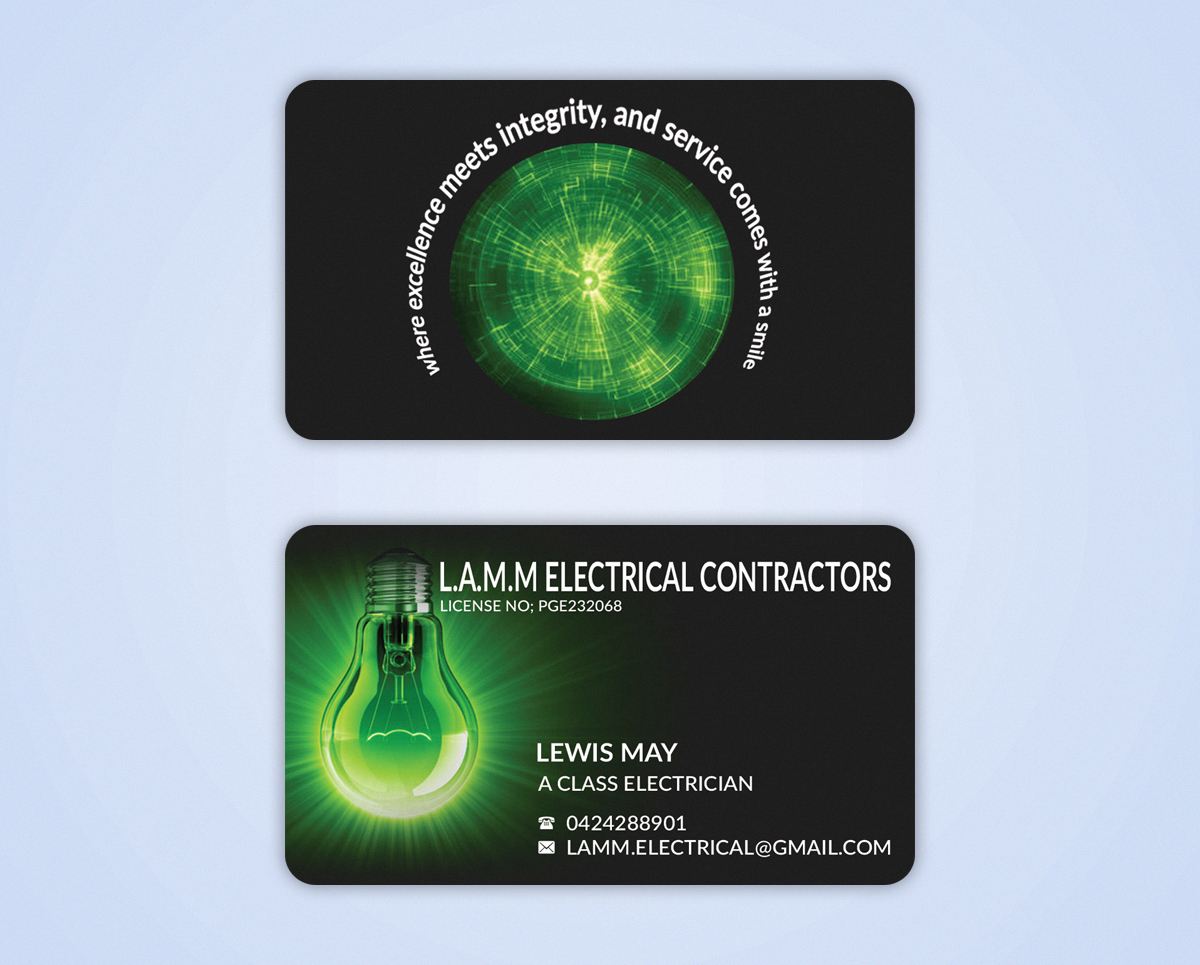 Diseño de Tarjeta de Presentación por AFHUN para este proyecto | Diseño #5463584